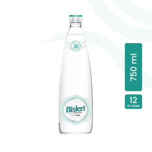 Bisleri Drinking Water 750ml Glass Water Bottles