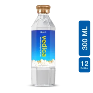 Bisleri Vedica 300 ml Glass Water Bottle