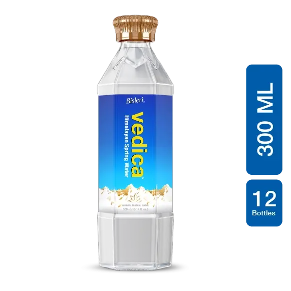 Bisleri Vedica 300 ml Glass Water Bottle